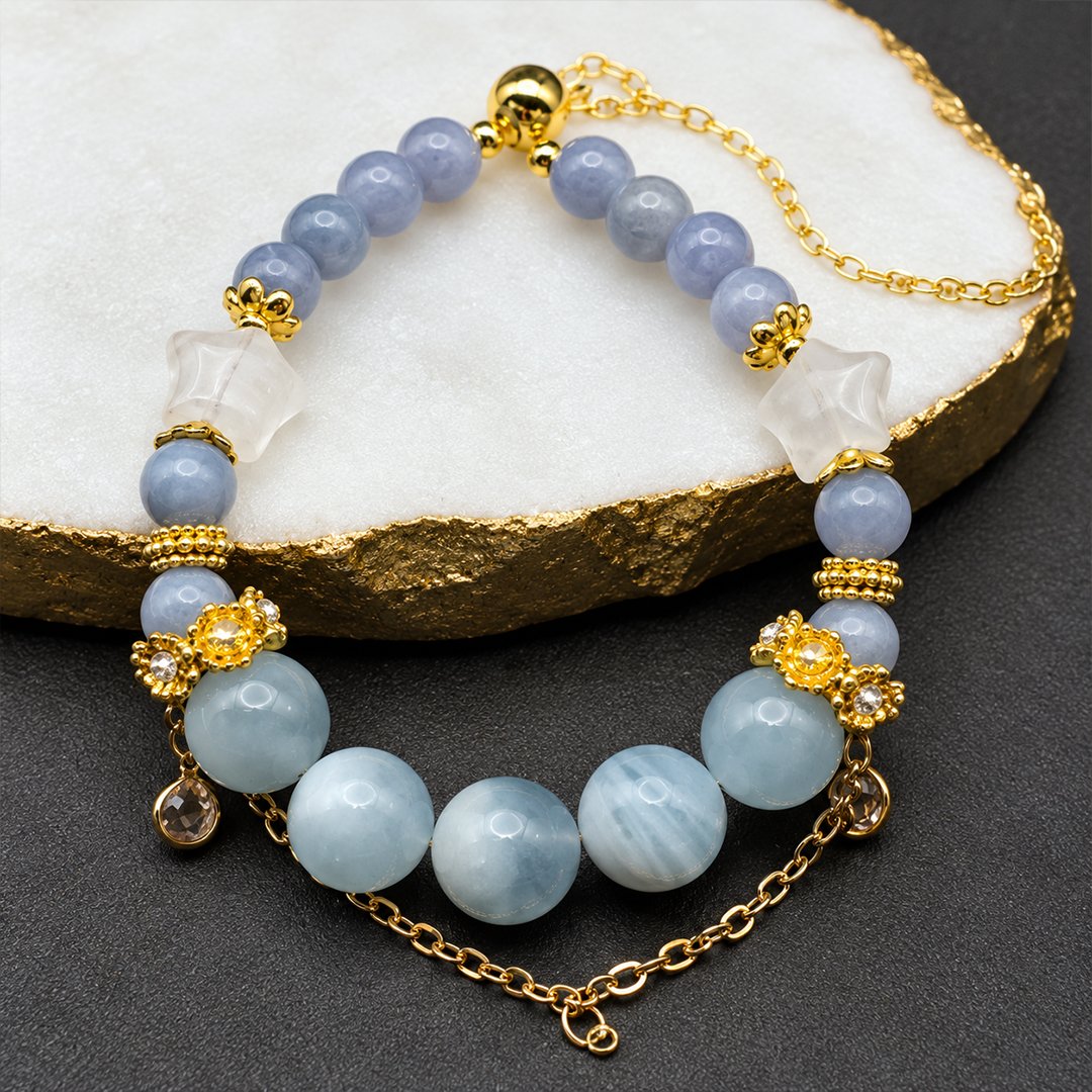 Blue crystal bracelets